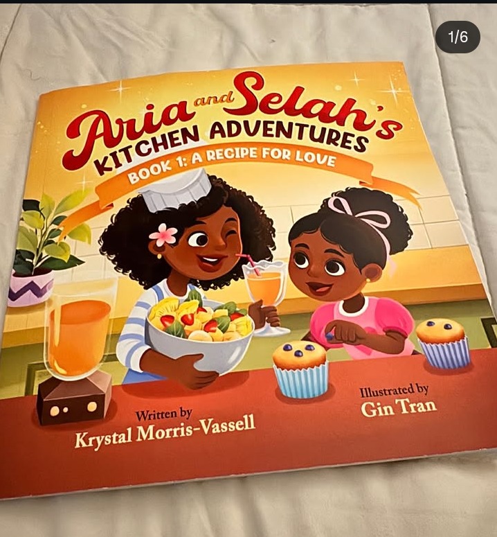 A Recipe for Love paperback laid flat
